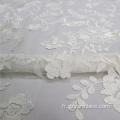 Dentelle de broderie blanche Africa Tulle Lace